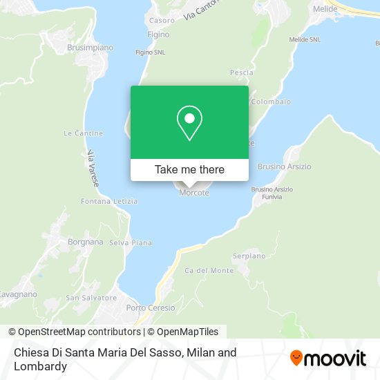 Chiesa Di Santa Maria Del Sasso map