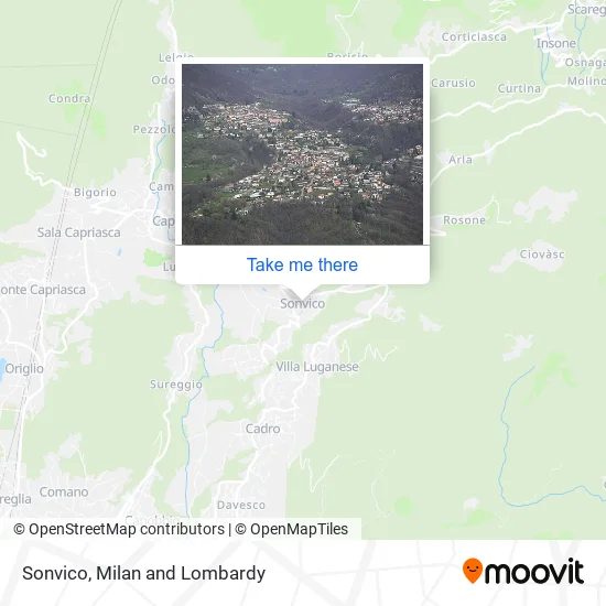 Sonvico map