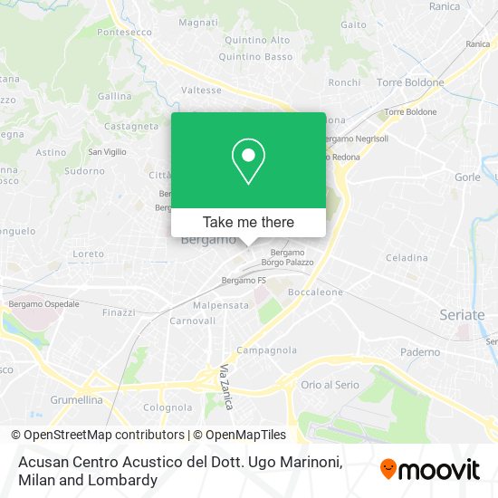 Acusan Centro Acustico del Dott. Ugo Marinoni map