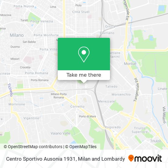 Centro Sportivo Ausonia 1931 map