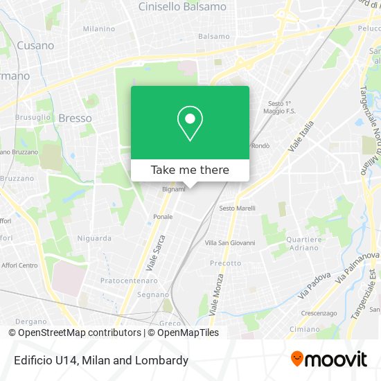 Edificio U14 map
