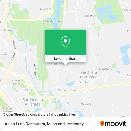 Asina Luna Restaurant map