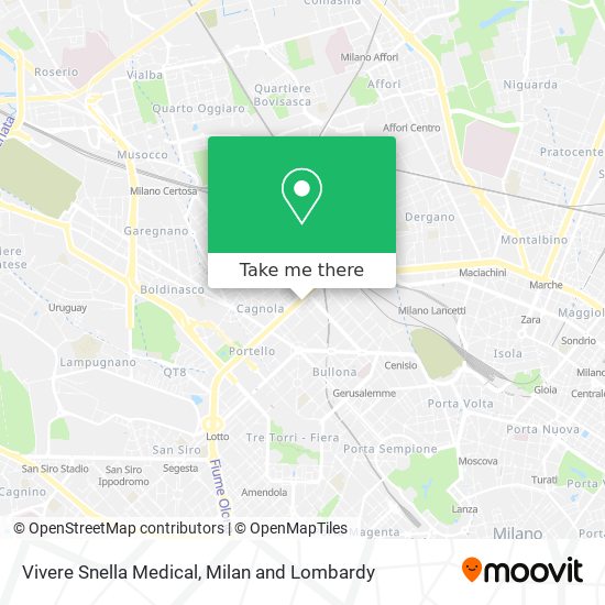 Vivere Snella Medical map