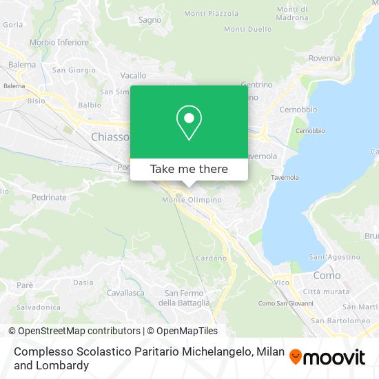 Complesso Scolastico Paritario Michelangelo map