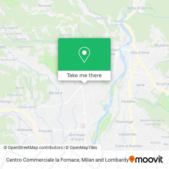 Centro Commerciale la Fornace map