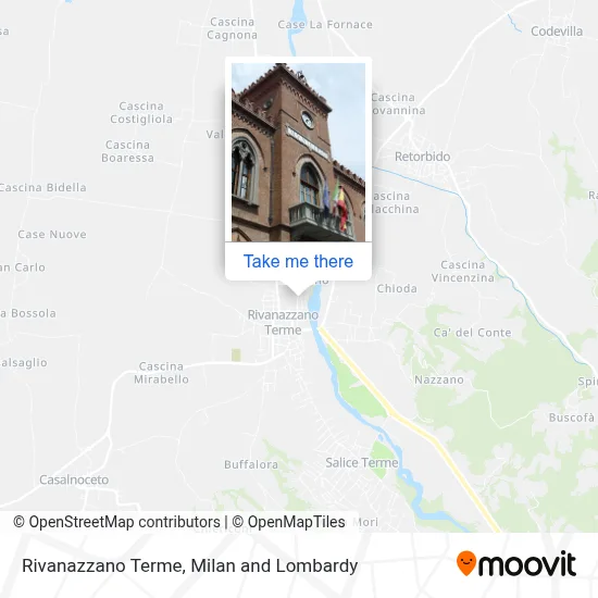 Rivanazzano Terme map