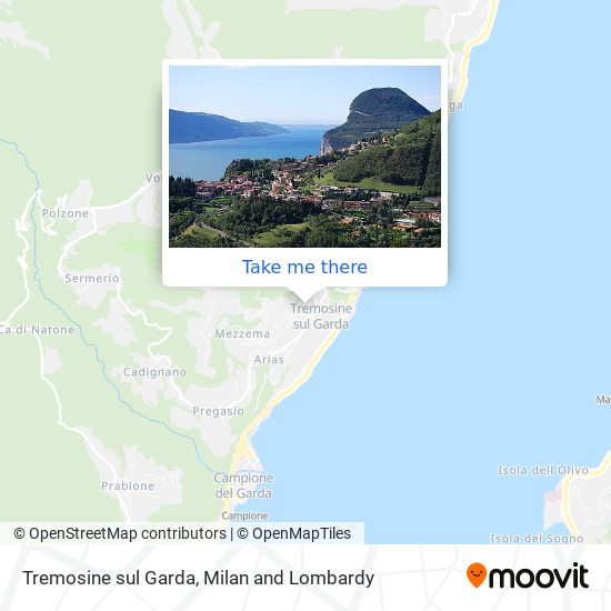 Tremosine sul Garda map