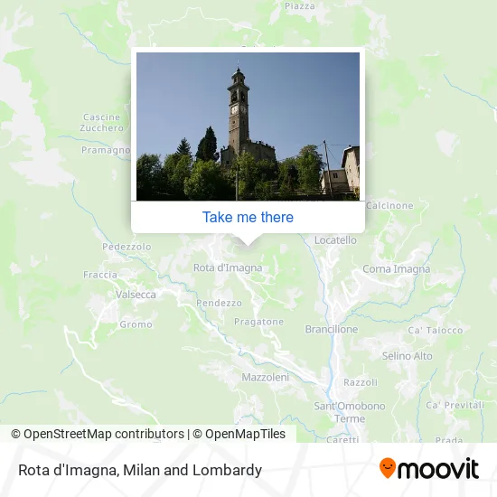 Rota d'Imagna map