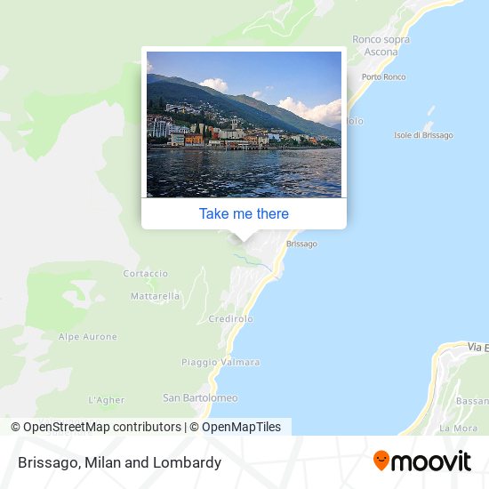 Brissago map