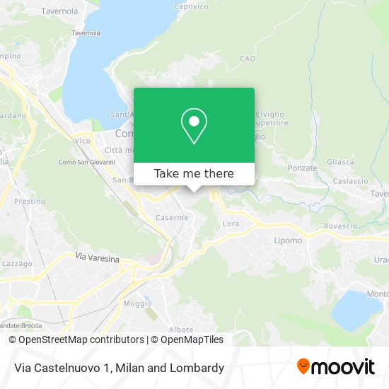 Via Castelnuovo 1 map