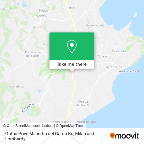 Gotha Prive Manerba del Garda Bs map