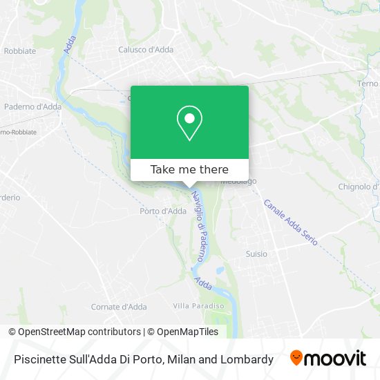 Piscinette Sull'Adda Di Porto map