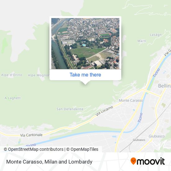 Monte Carasso map