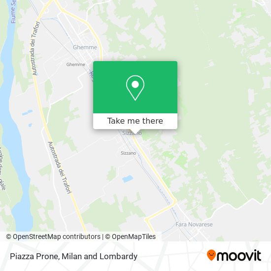 Piazza Prone map