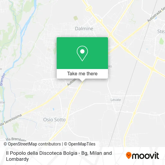 Il Popolo della Discoteca Bolgia - Bg map