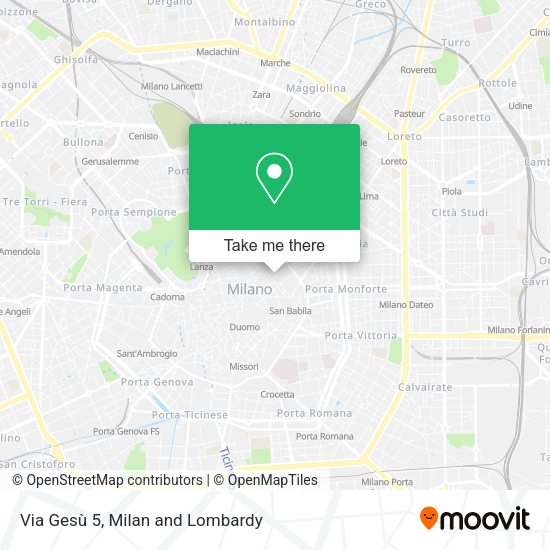 Via Gesù  5 map