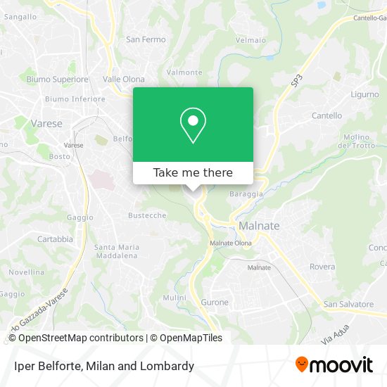 Iper Belforte map