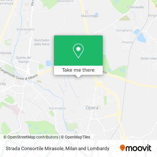 Strada Consortile Mirasole map