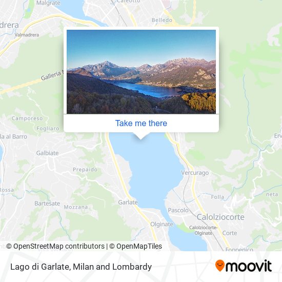 Lago di Garlate map