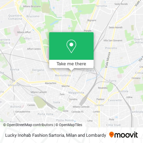 Lucky Inohab Fashion Sartoria map