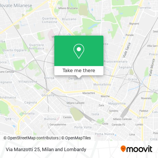 Via Manzotti 25 map