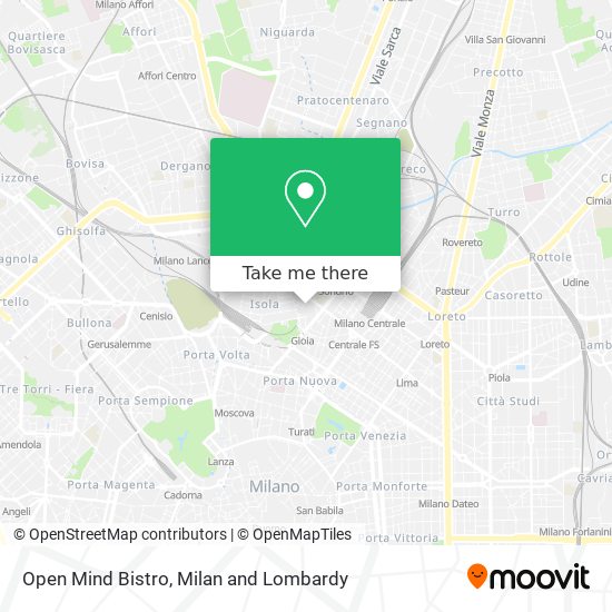 Open Mind Bistro map