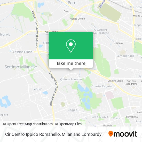 Cir Centro Ippico Romanello map