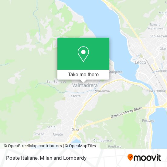 Poste Italiane map