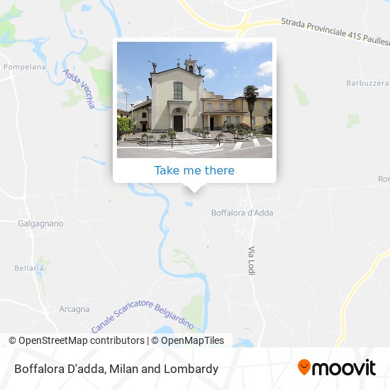 Boffalora D'adda map