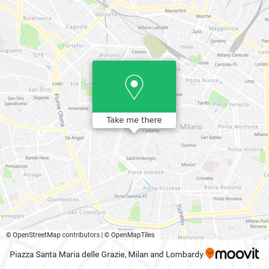 Piazza Santa Maria delle Grazie map