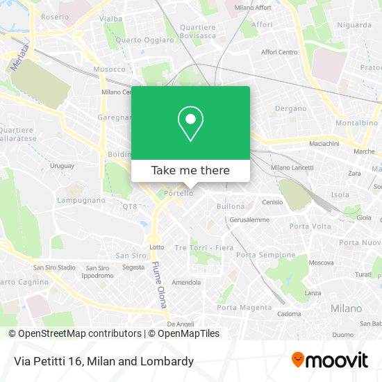 Via Petitti 16 map