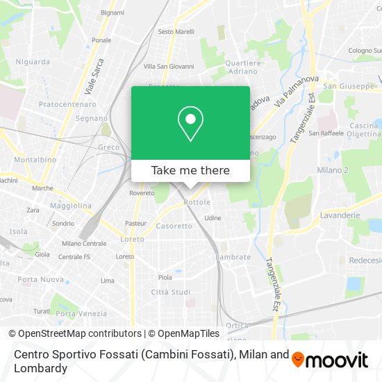 Centro Sportivo Fossati (Cambini Fossati) map