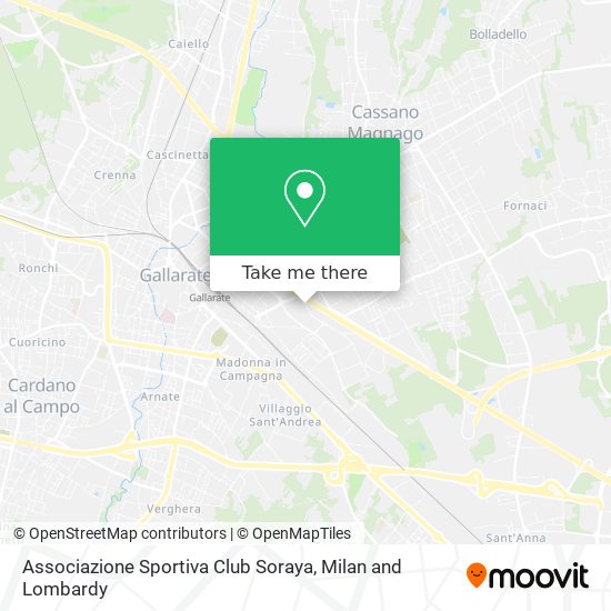 Associazione Sportiva Club Soraya map