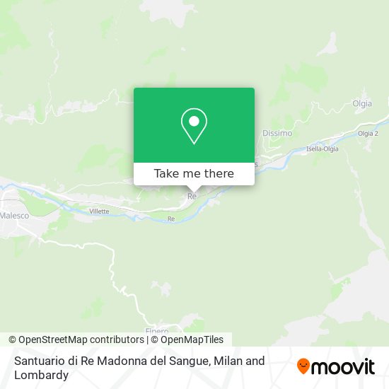 Santuario di Re Madonna del Sangue map