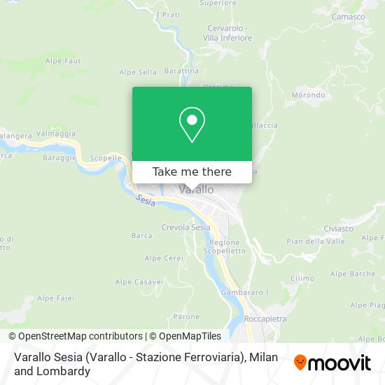 Varallo Sesia (Varallo - Stazione Ferroviaria) map