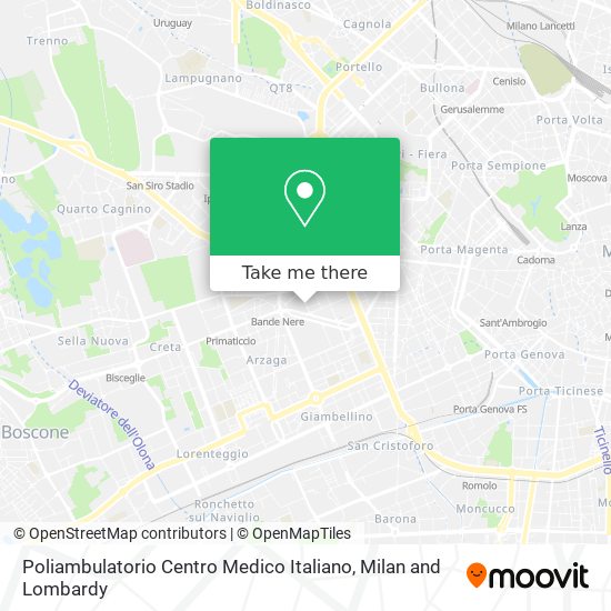 Poliambulatorio Centro Medico Italiano map