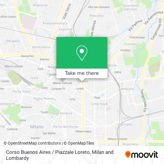 Corso Buenos Aires / Piazzale Loreto map