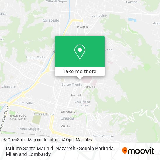 Istituto Santa Maria di Nazareth - Scuola Paritaria map