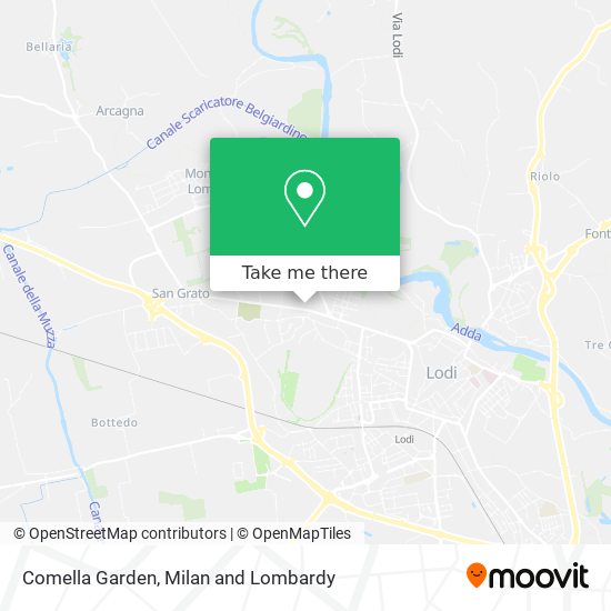 Comella Garden map