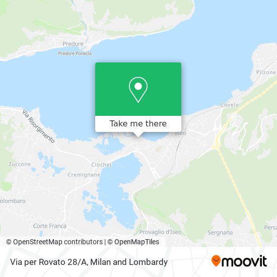 Via per Rovato 28/A map