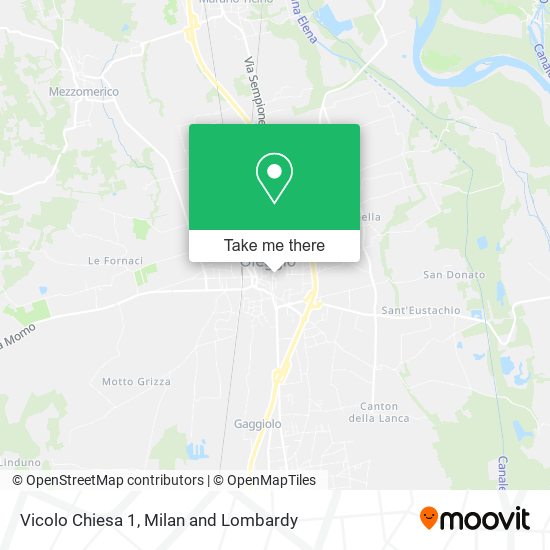 Vicolo Chiesa  1 map