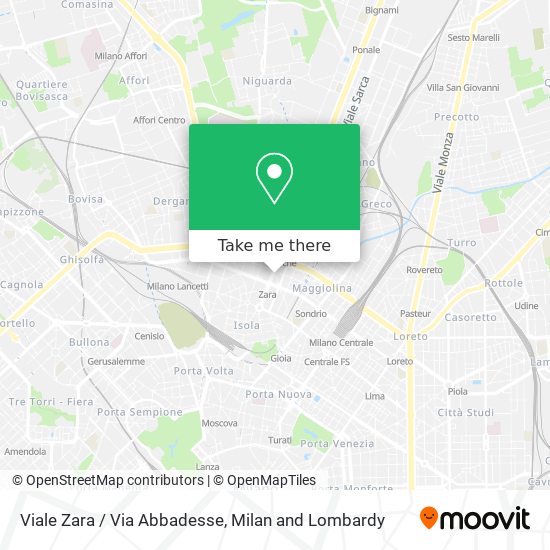 Viale Zara / Via Abbadesse map