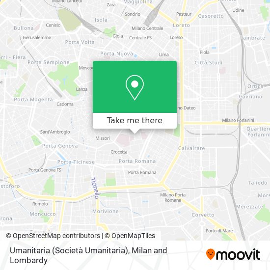 Umanitaria (Società Umanitaria) map