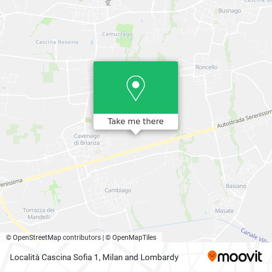 Località Cascina Sofia 1 map