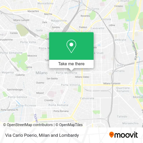 Via Carlo Poerio map
