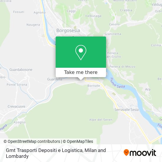 Gmt Trasporti Depositi e Logistica map