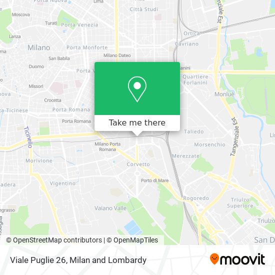 Viale Puglie  26 map