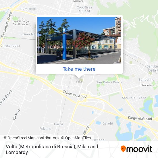 Volta (Metropolitana di Brescia) map