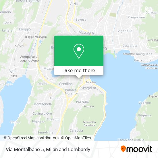Via Montalbano 5 map