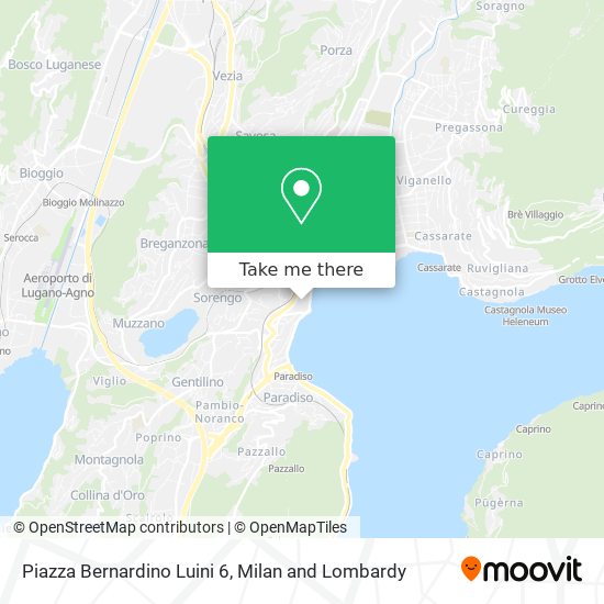 Piazza Bernardino Luini  6 map